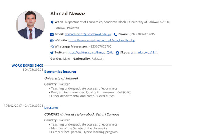 create europass CV, resume, cover letter for you